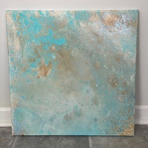 Custom pour paint decorative art